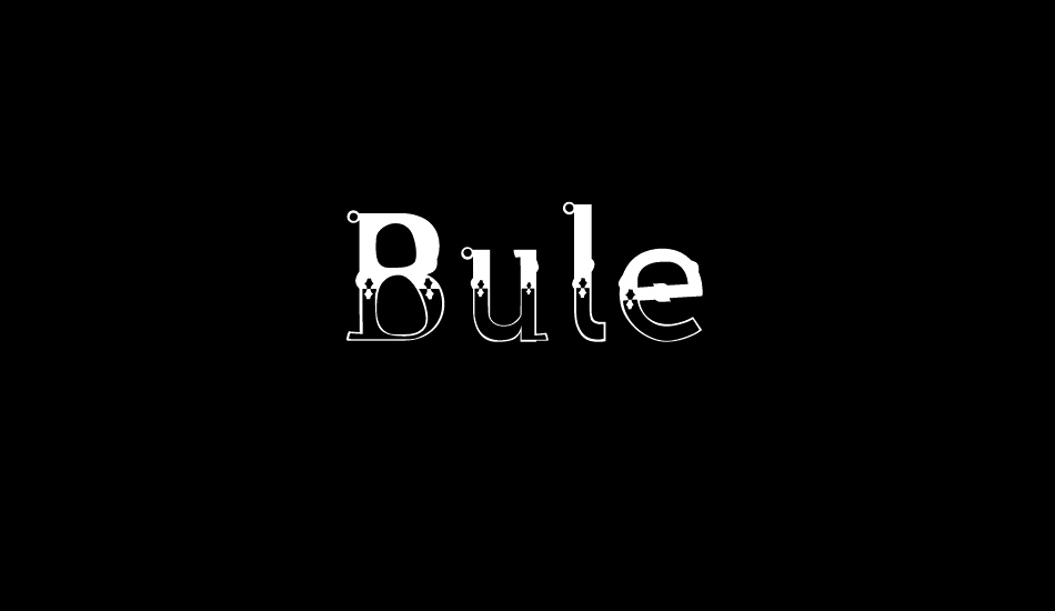 Bule font big