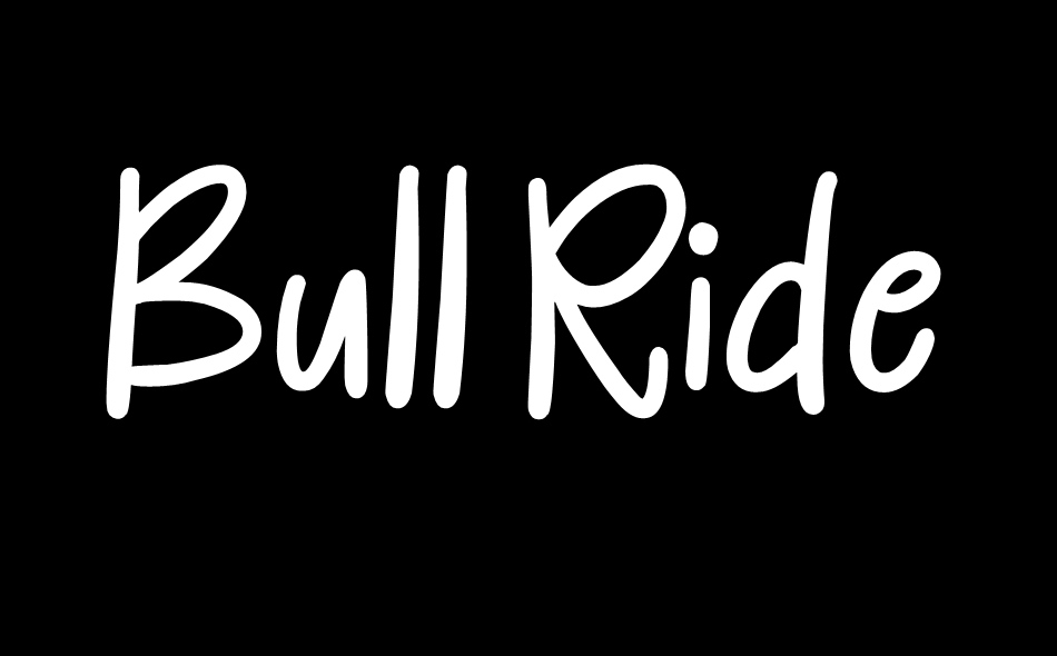 Bull Ride font big