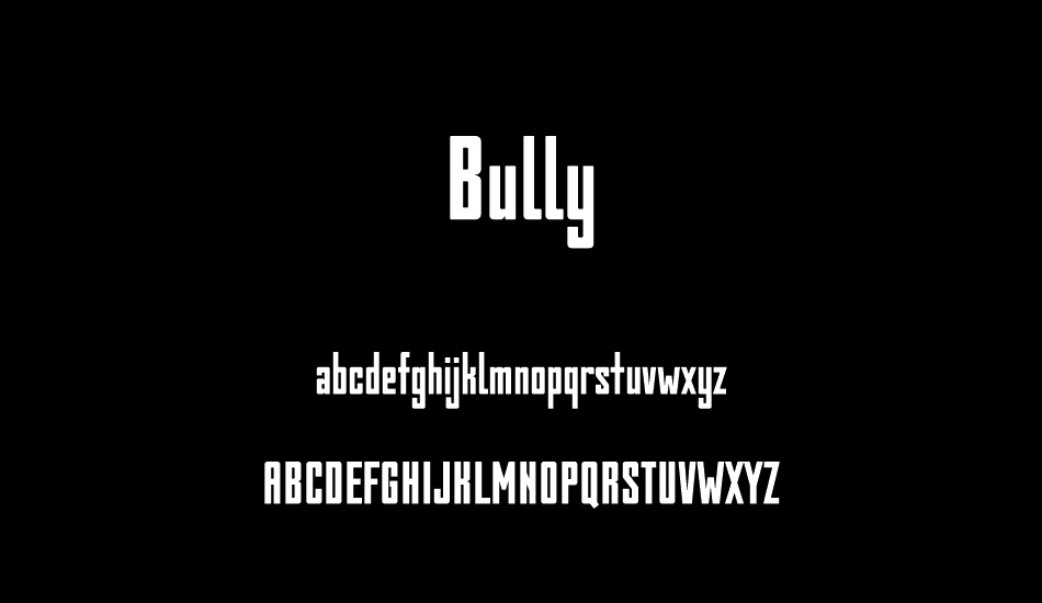 Bully font