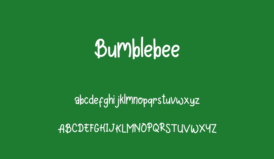Bumblebee font