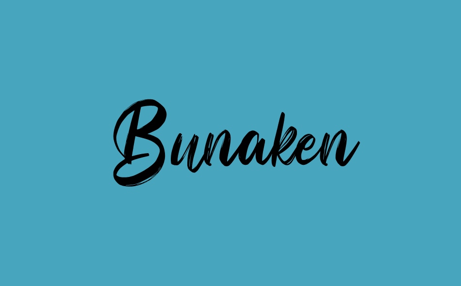 Bunaken font big