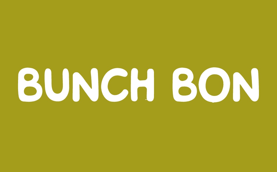 Bunch Bonarie font big