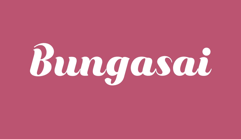 Bungasai font big