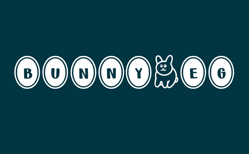 Bunny Eggs font big