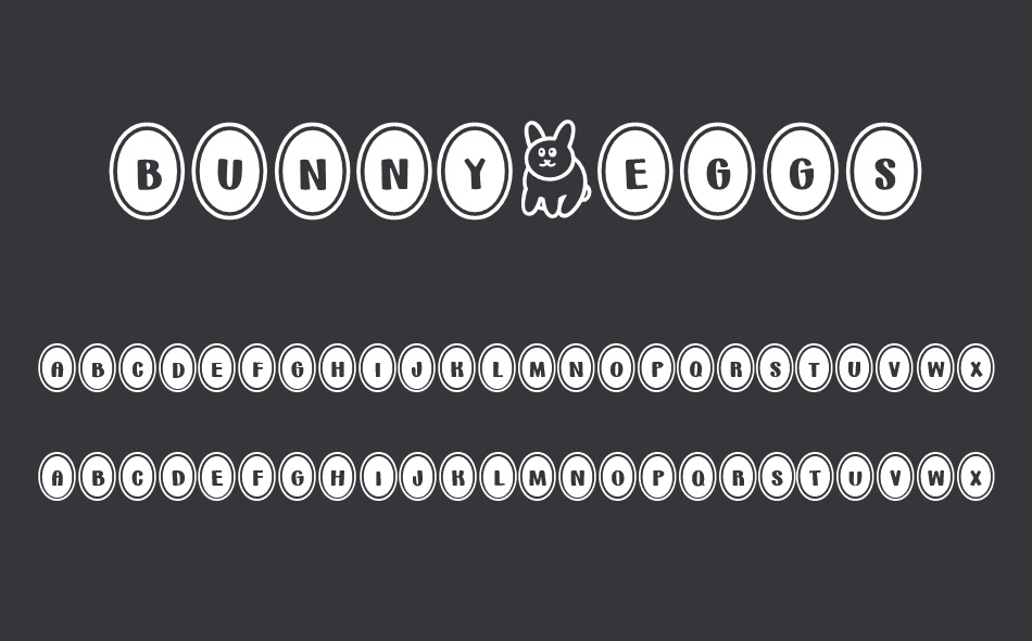 Bunny Eggs font