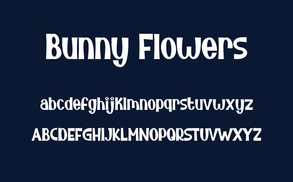 Bunny Flowers font