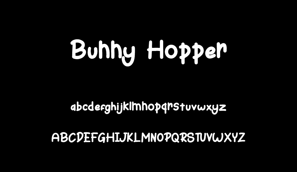 Bunny Hopper font