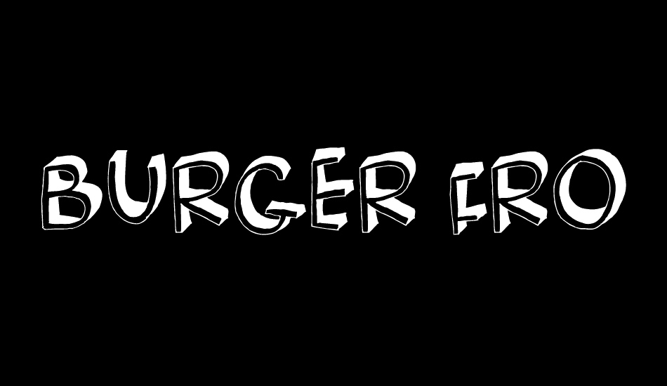 Burger Frog DEMO font big