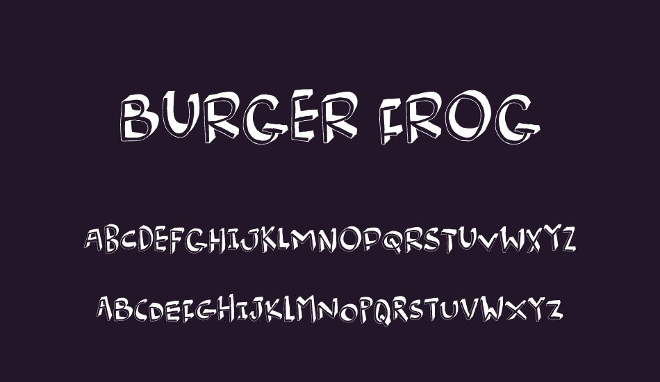 Burger Frog DEMO font