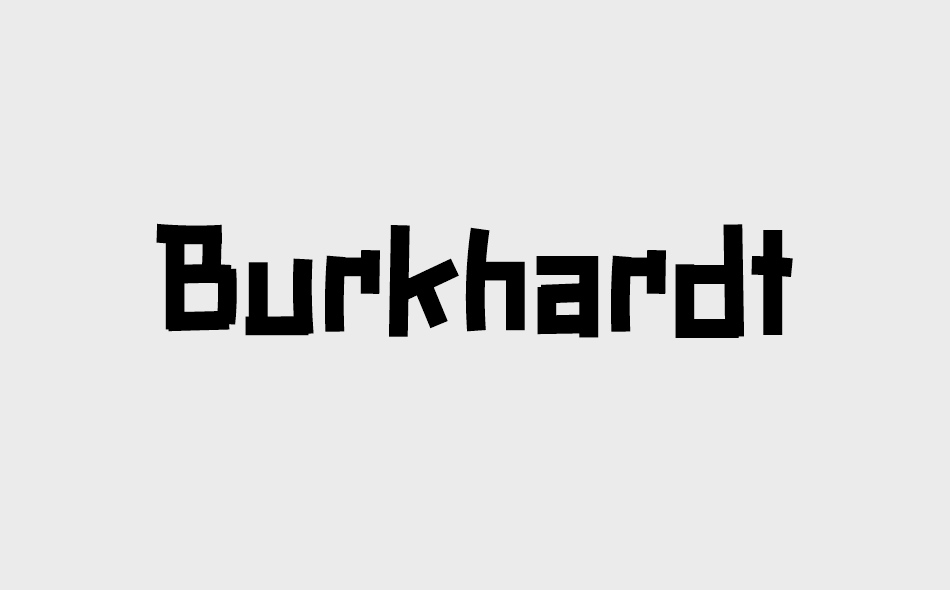Burkhardt font big
