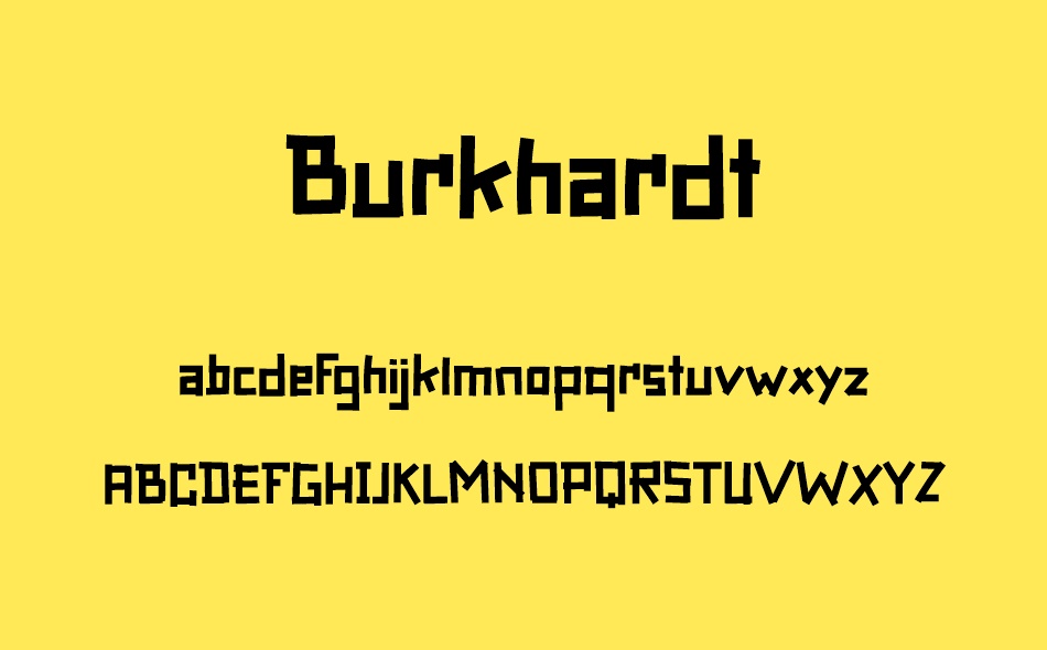 Burkhardt font