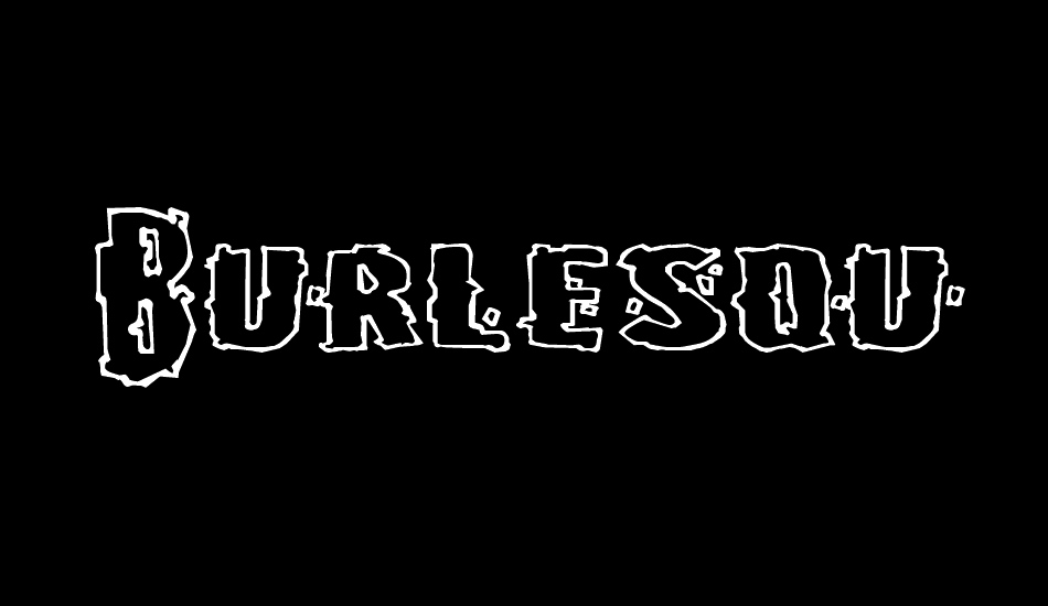 Burlesque font big