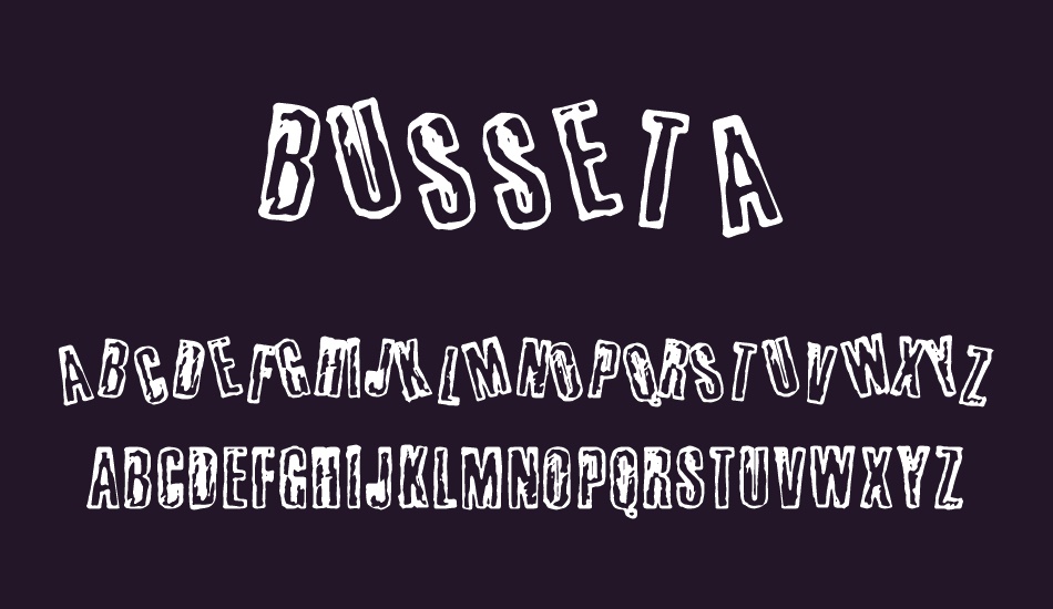 busseta font