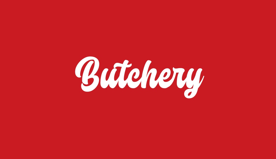 Butchery font big
