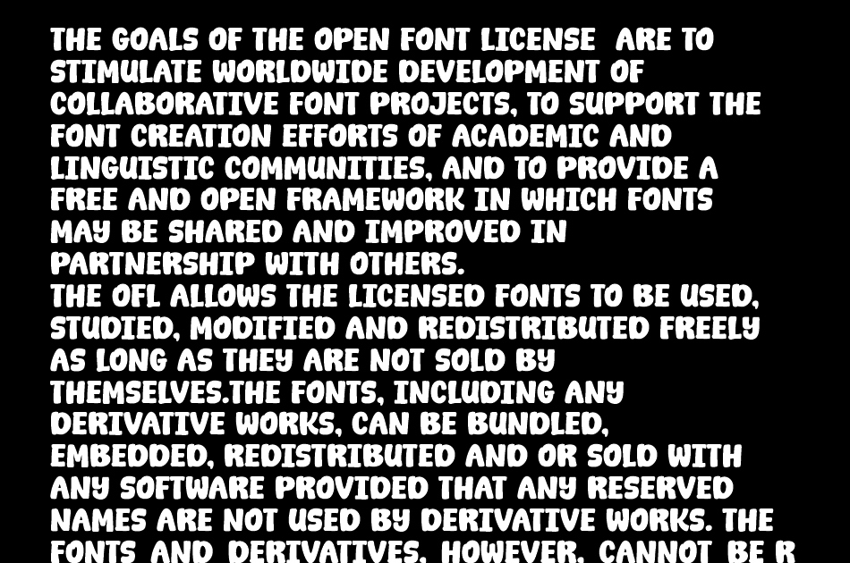 But Flow font 1