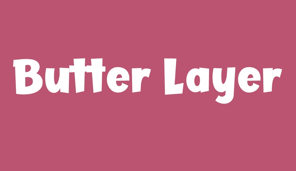 Butter Layer font big