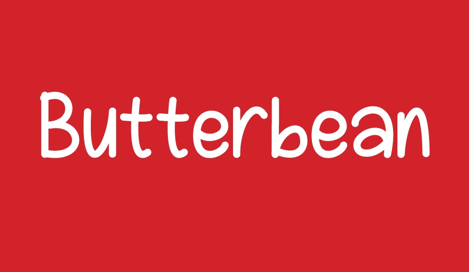 Butterbean font big