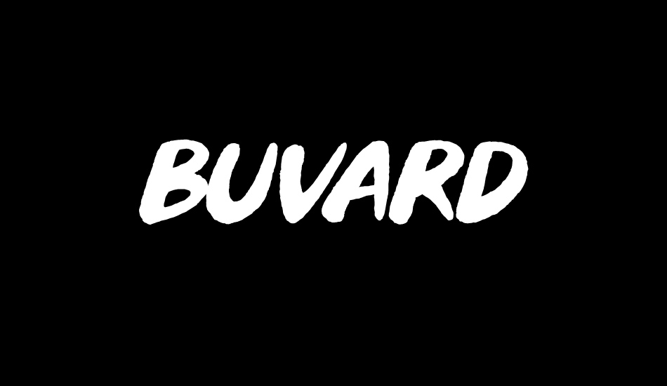 Buvard font big