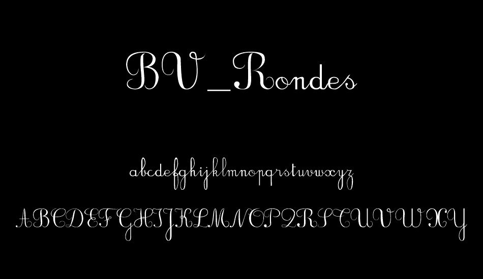 BV_Rondes font