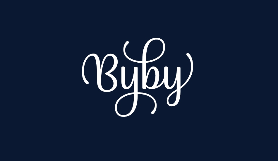 Byby font big