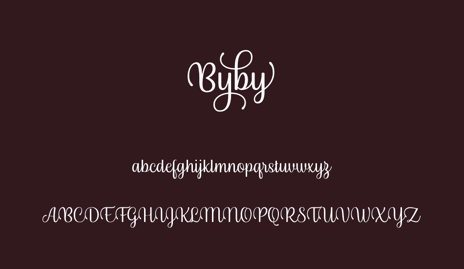 Byby font
