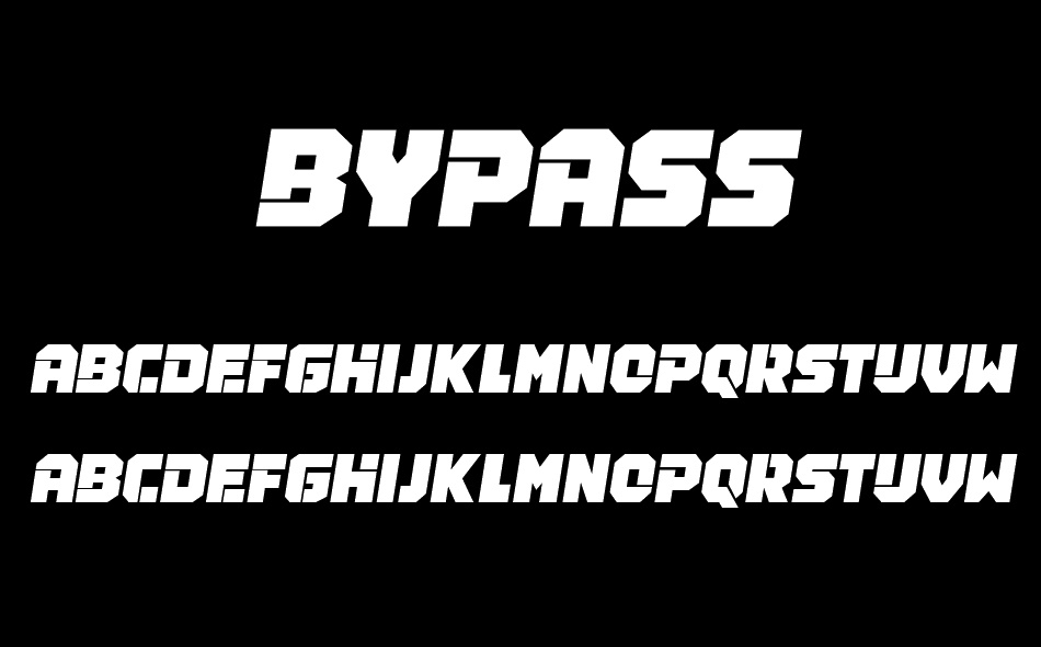 Bypass font