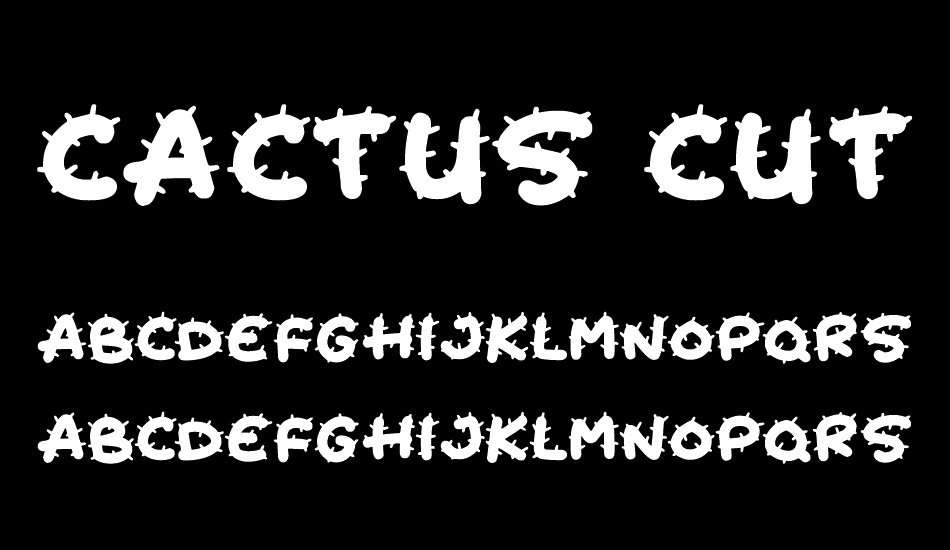 Cactus Cuties font