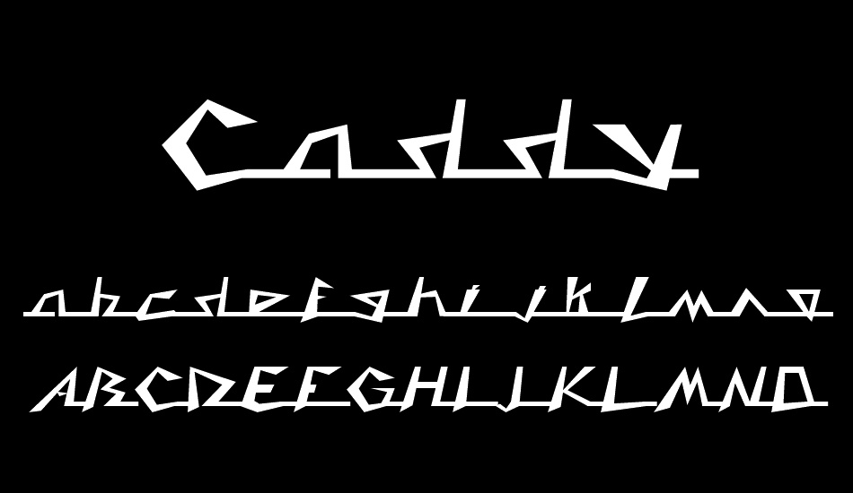 Caddy font