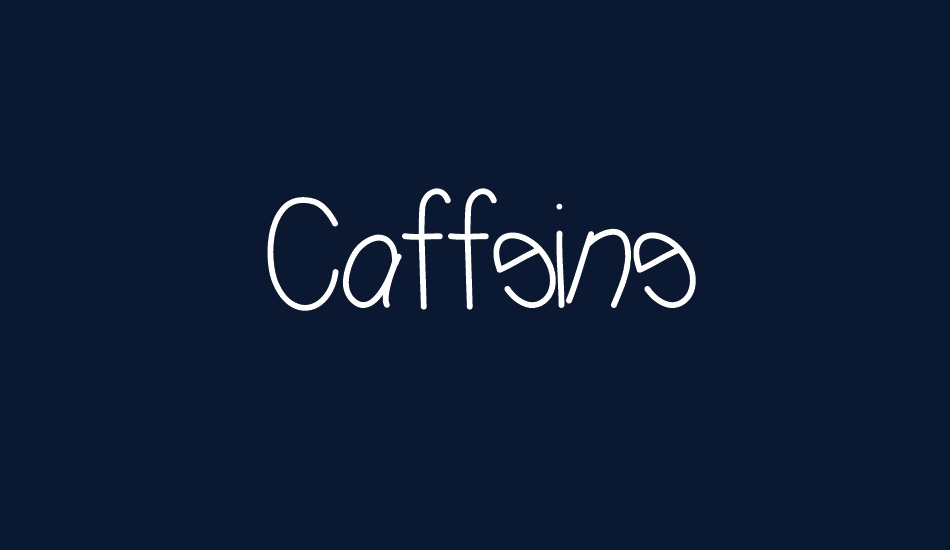 Caffeine font big