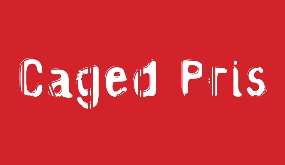 Caged Prisoner font big