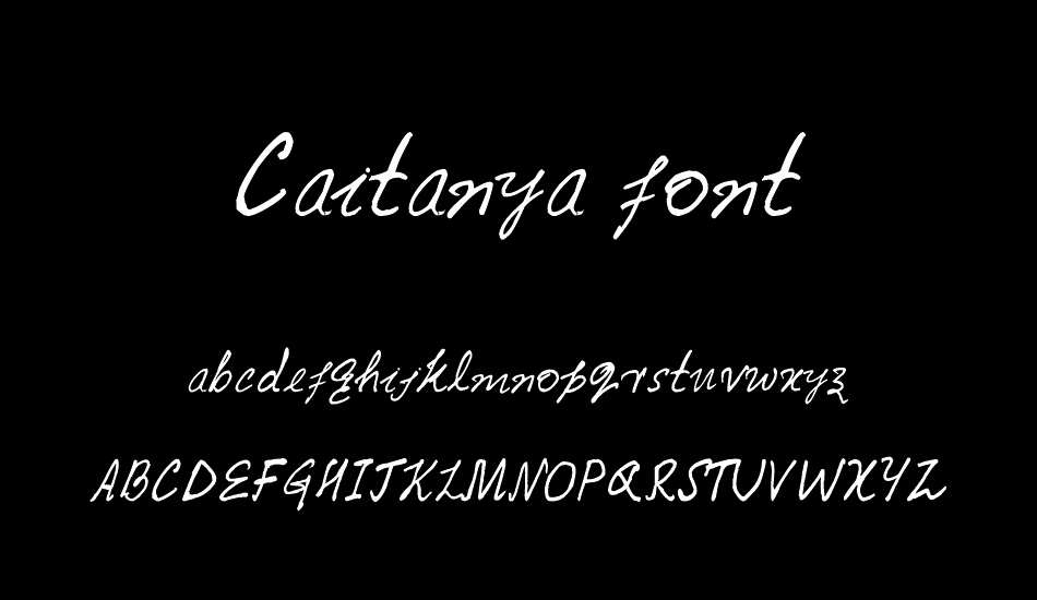 Caitanya font font