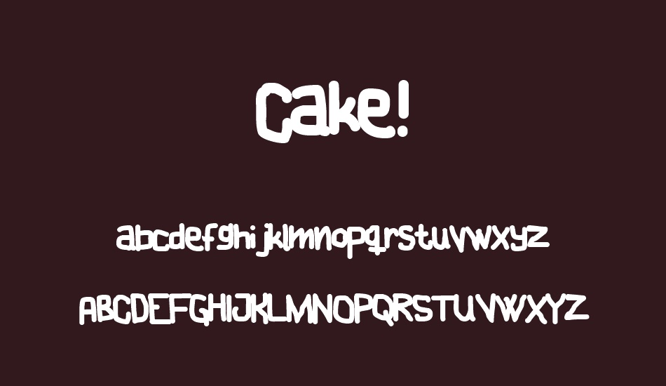 Cake! font