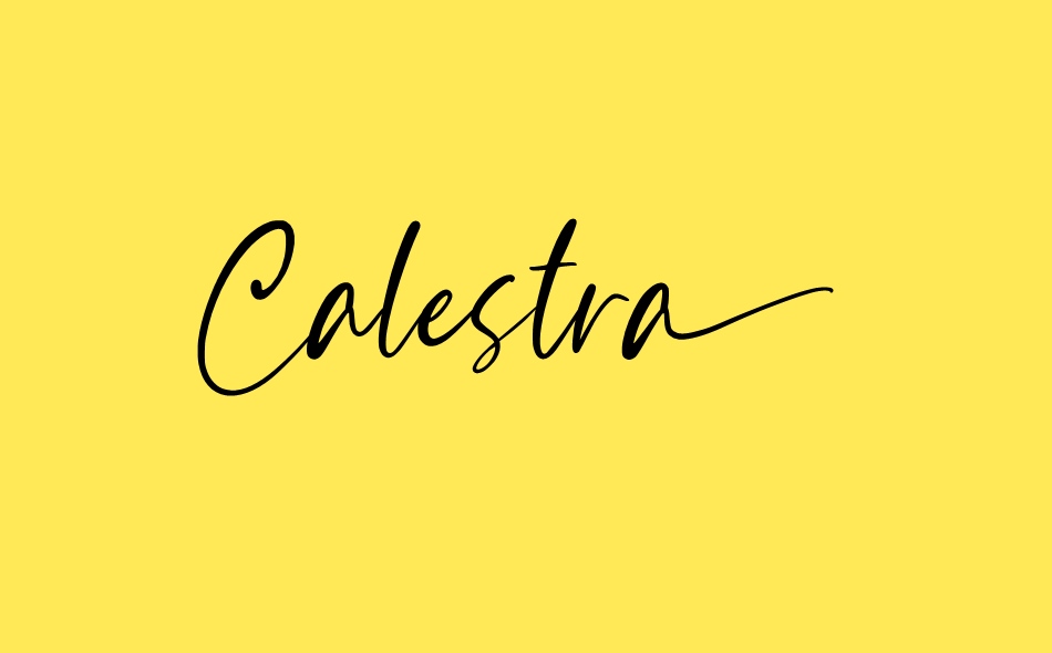 Calestra font big