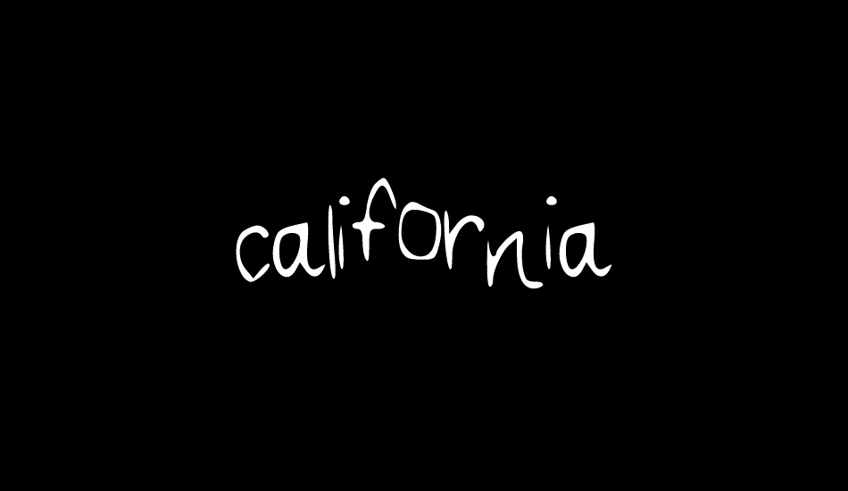 california font big