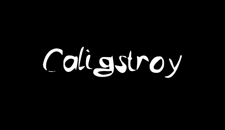 Caligstroy font big