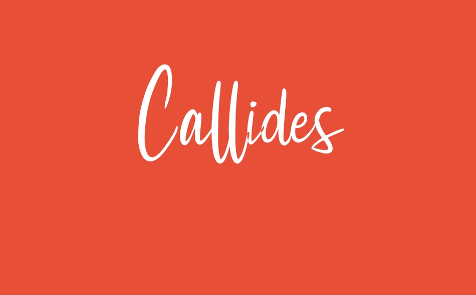 Callides font big