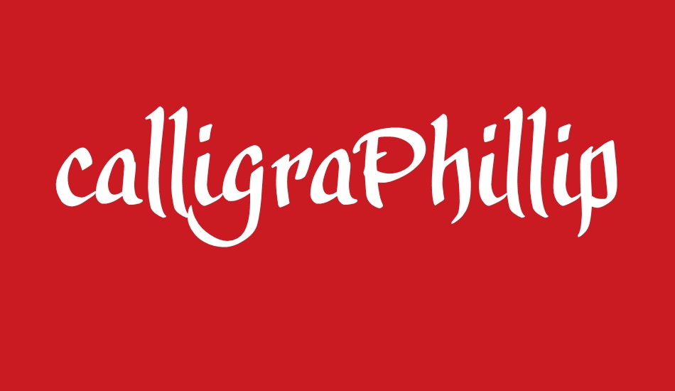 calligraPhillip_TRIAL font big