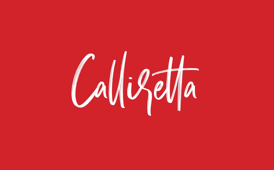 Calliretta font big