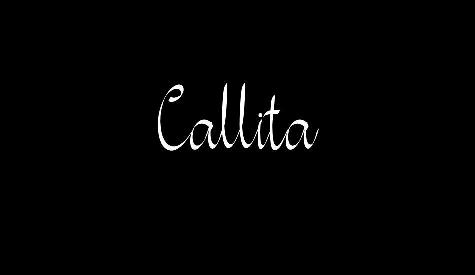 Callita font big