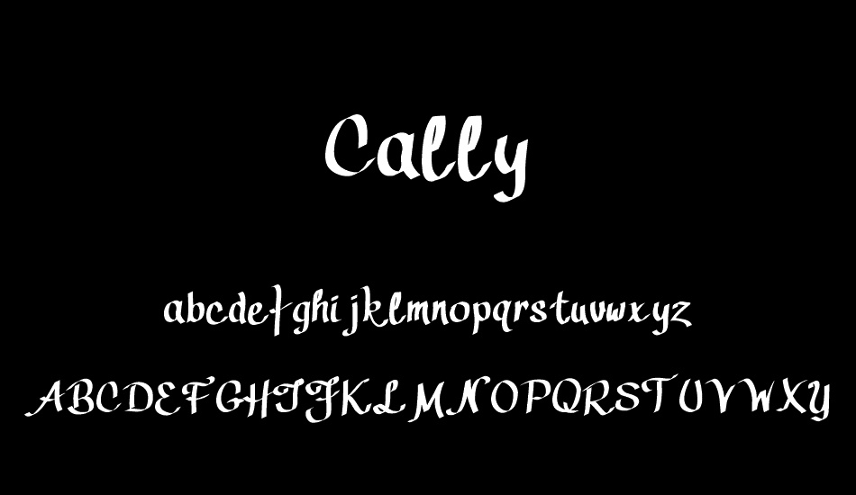 Cally font