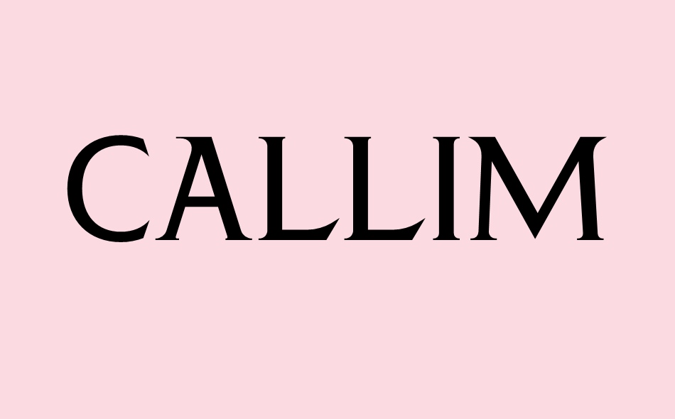 Callimba font big