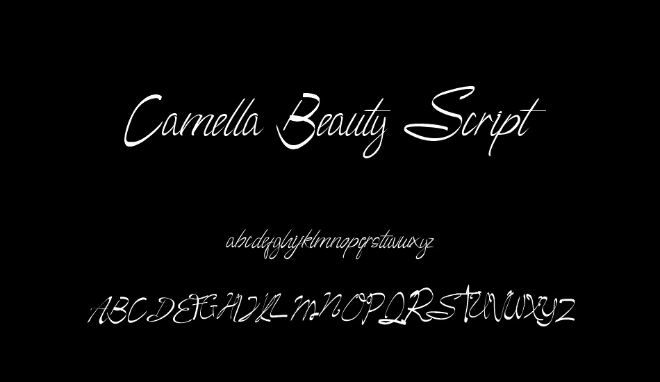 Camella Beauty Script font