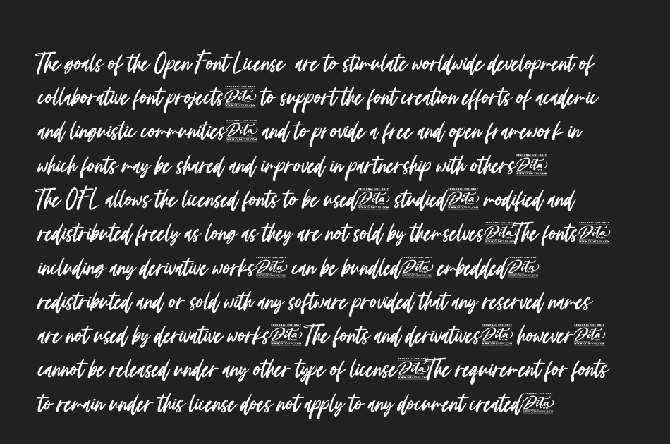 Candaleya font 1