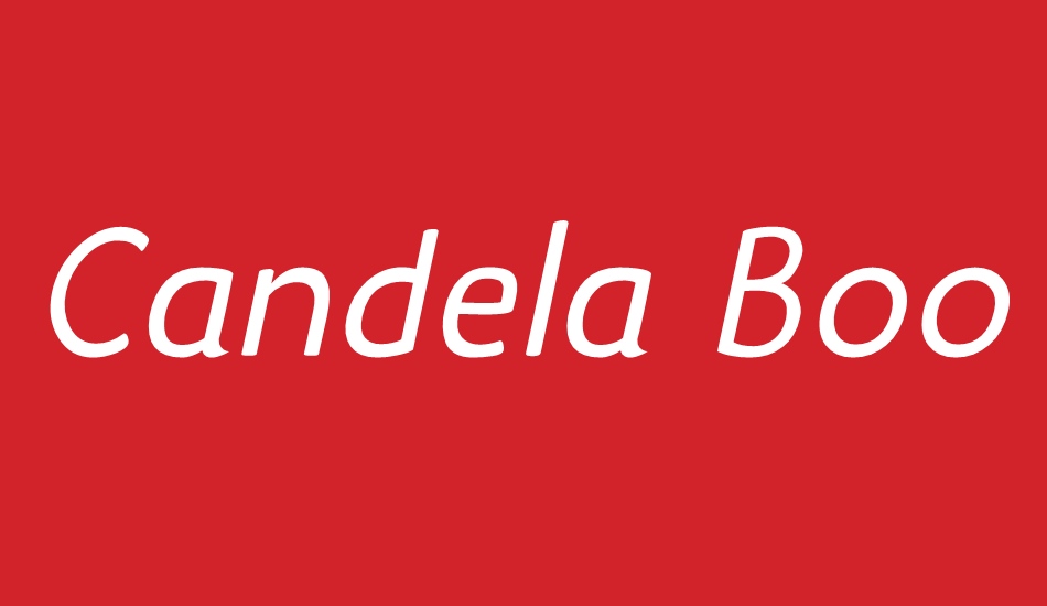 Candela Book font big