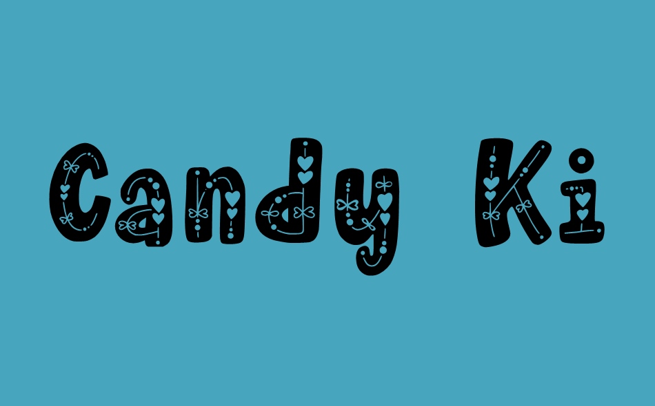 Candy Kisses font big