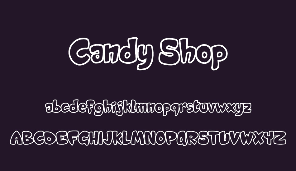 Candy Shop font