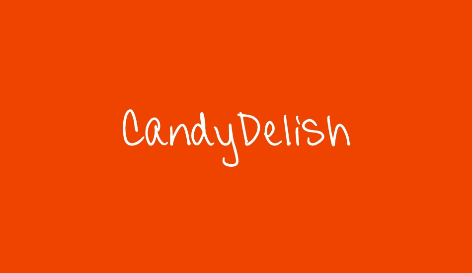 CandyDelish font big