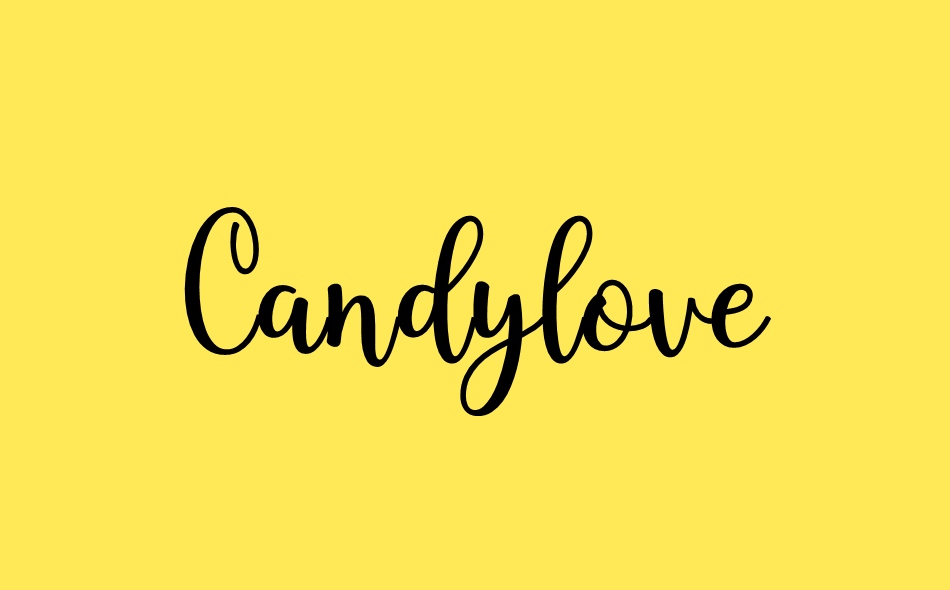Candylove font big