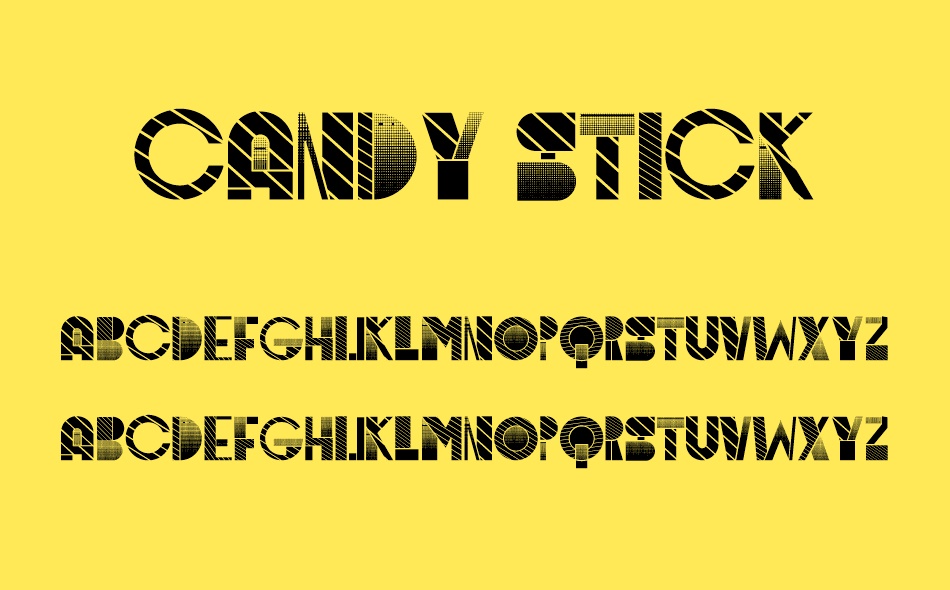 Candy Stick font