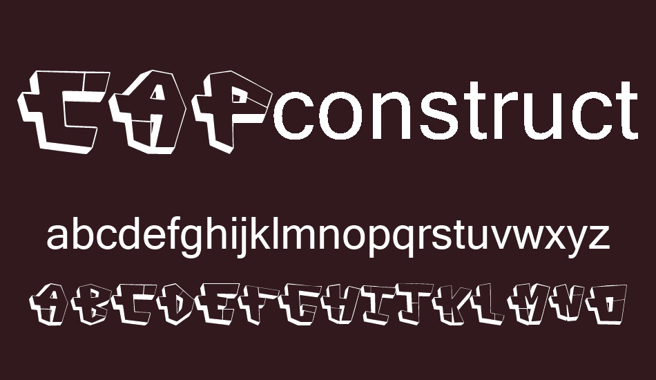 CAPconstruct font